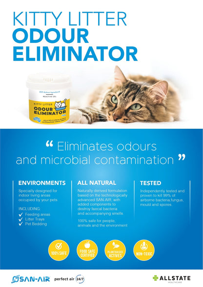 SAN-AIR Kitty Litter Odour Eliminator Gel 75g
