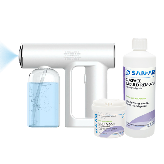 SAN-AIR Mould BUNDLE - Mould Remover Spray  + Mould Gel + Atomizer Gun